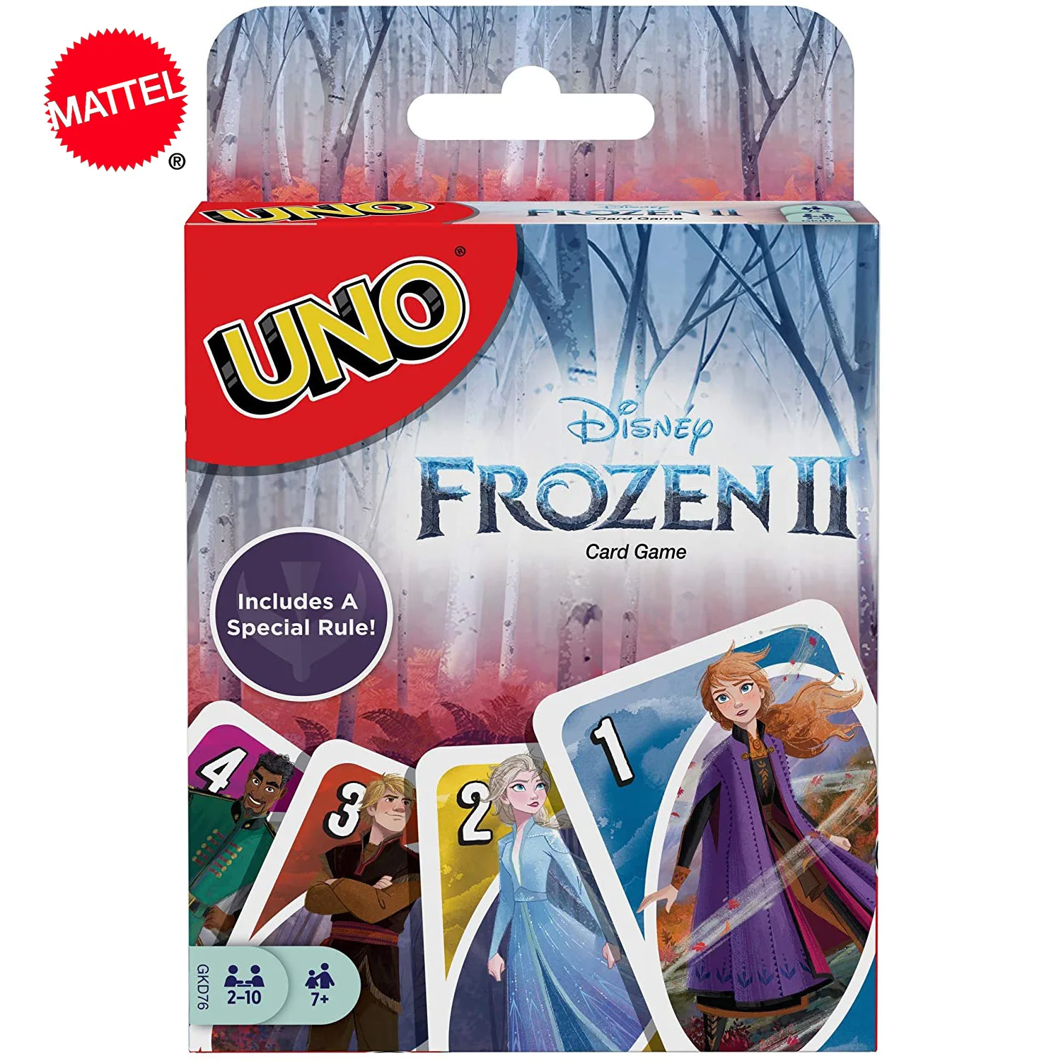 Mattel UNO: &quotхолодная семья&quot веселые настольные покерные игральные карты