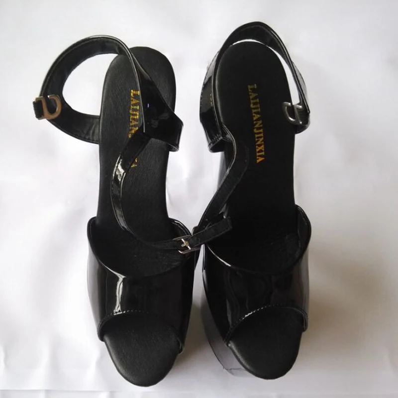 Женские туфли со стразами пикантные для танцев на шесте обувь высоком каблуке 8