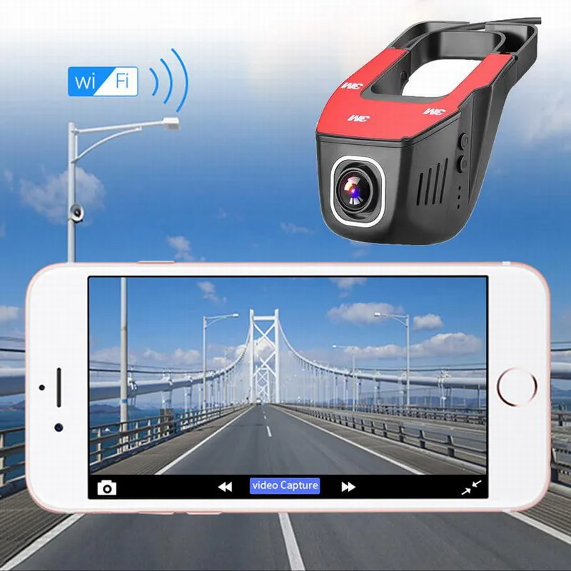 

Автомобильный видеорегистратор XYCING с поддержкой Wi-Fi, HD 1080P, 170 градусов