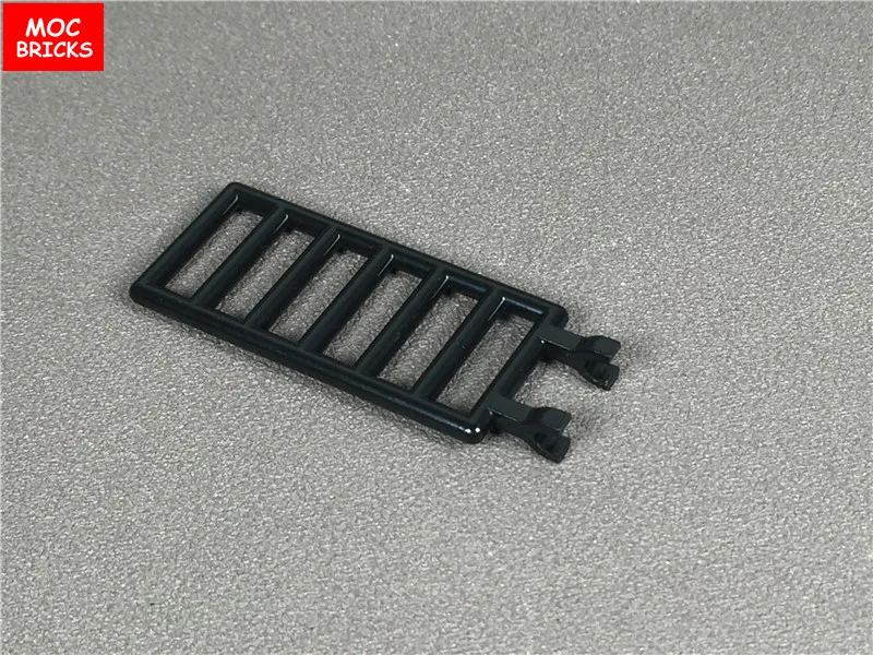 10 шт./лот черный брусок 1x4X6/7X3 с двойными зажимами (лестница) подходит для