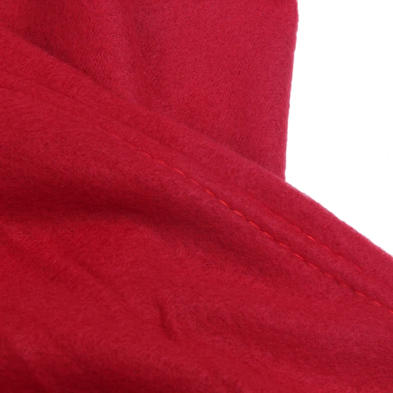 Cosy Thick Plush Snuggle Fleece Blanket With Sleeves Wine Red | Дом и сад