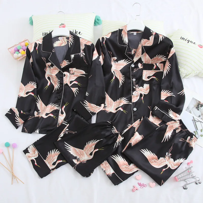 Парный милый пижамный комплект модель 101 года тонкая свободная Милая Домашняя