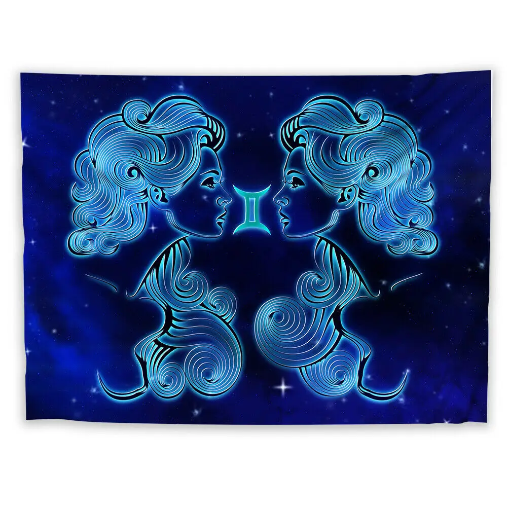 Гобелен со знаками Зодиака искусство настенный подвесной диван стол покрывало