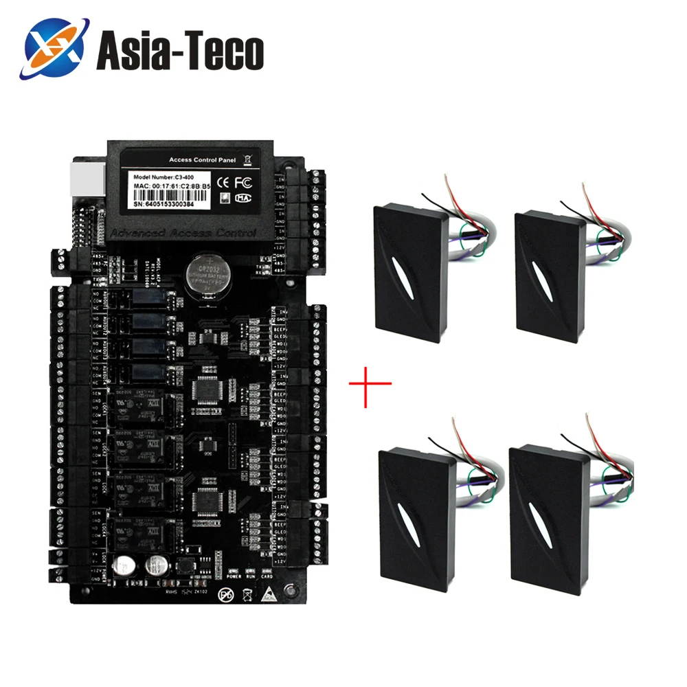 Комплект из 4 предметов KR100E C3 комплект RS485 Связь TCP/IP на основе передовых доступа
