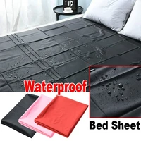 pvc plastic adult sex bed sheets sexy game waterproof hypoallergenic mattress cover full queen king bedding sheets