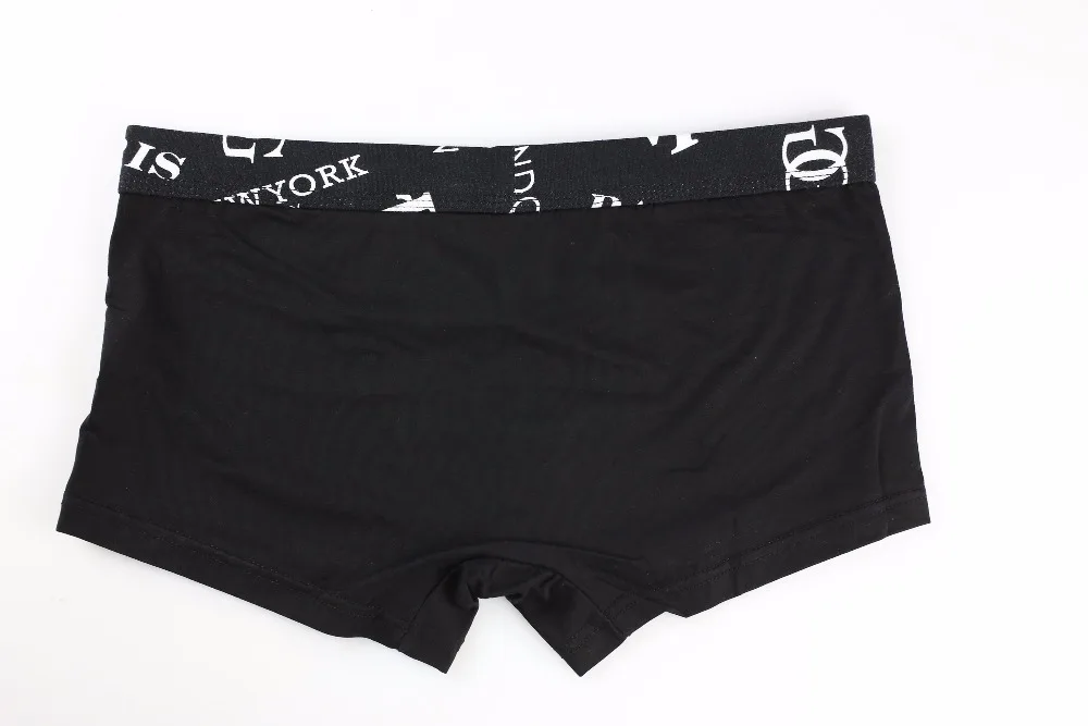 Фирменное Мужское нижнее белье боксеры из хлопка с принтом однотонное для мужчин