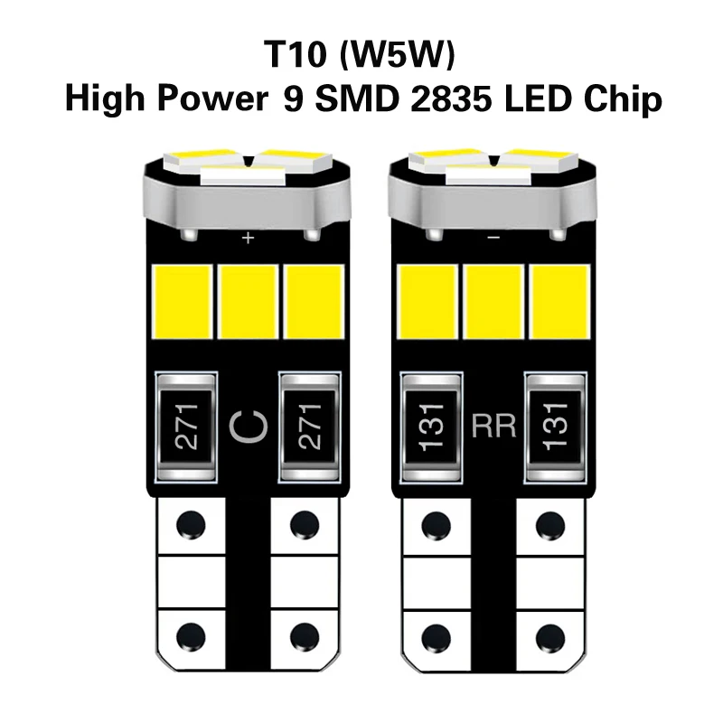 10 шт. автомобильный W5W T10 светодиодный светильник лампа для интерьера honda civic fit crv