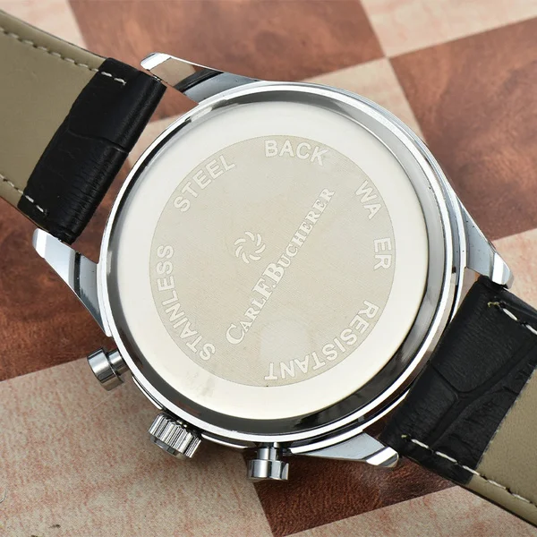 

New Chronograph Watch Luxury Men's Wrist Watch Waterproof Business The Best Gift Carl F. Bucherer Watch For Man