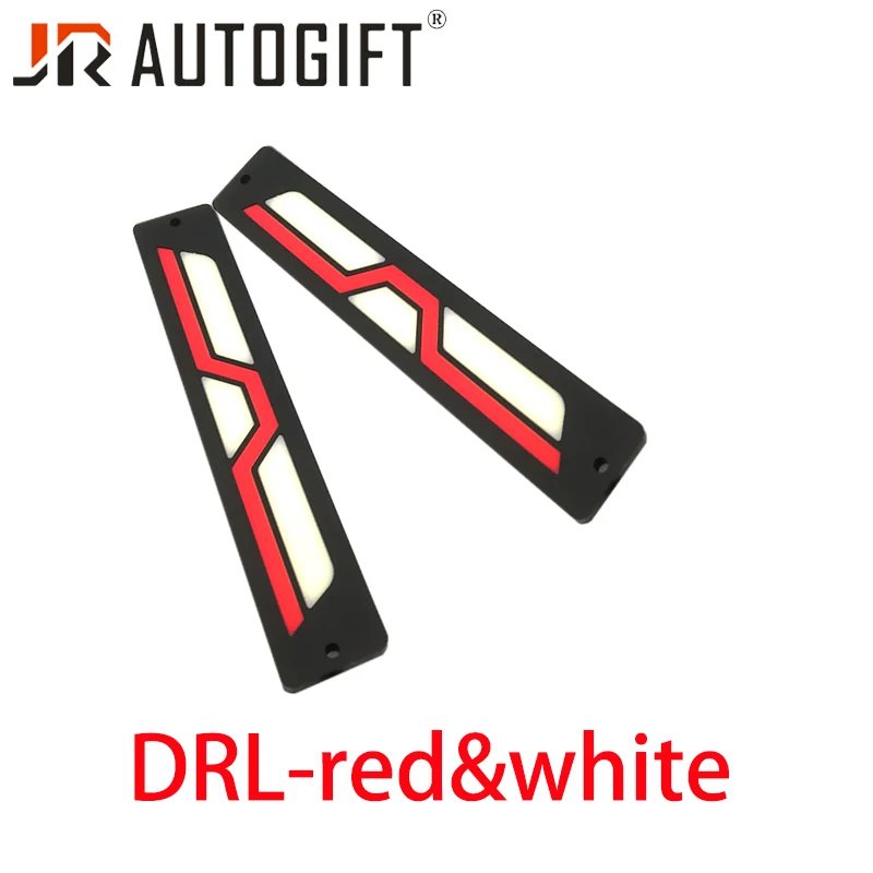 Автомобильные светодиодсветодиодный дневные ходовые огни красного цвета duak