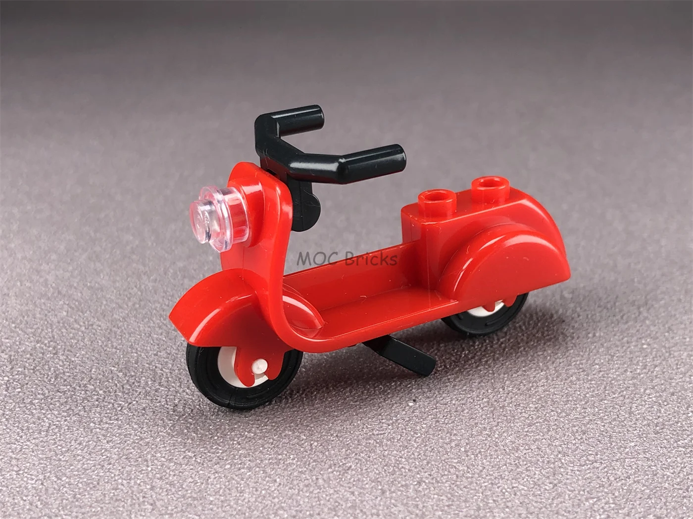 2 шт./лот MOC кирпичи хромированная модель велосипеда скутера куклы фигурка героя