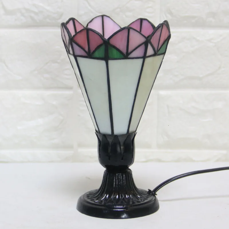 Tiffany Table Lamp E27 Baroque Bedroom Bedside Creative Fashion Retro | Лампы и освещение