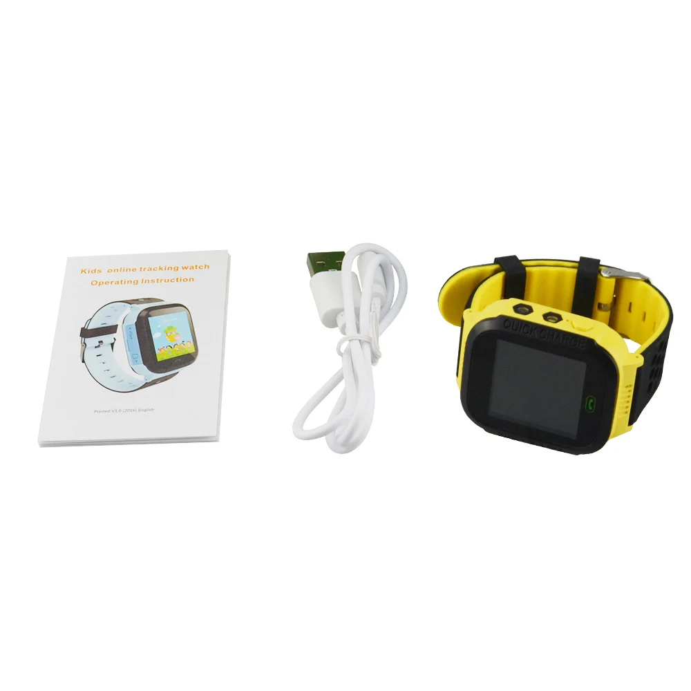 Yellow No Box Умные детские часы GSM GPRS детские наручные часы Y21S 2G GSM трекер нет gps модуль анти-потеря многофункциональные смарт-часы 3 цвета - Цвет: Yellow No Box