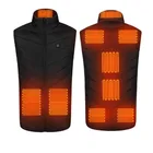 Уличный теплый умный жилет с подогревом, костюм для кемпинга с подогревом, зимняя куртка, спортивная одежда, термоэлектрический водонепроницаемый жилет с зарядкой через USB