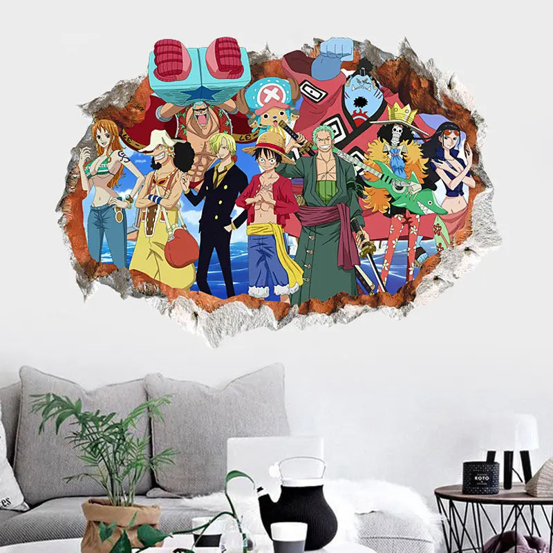 3d-постеры японские аниме настенные Стикеры для мальчика детское пространство