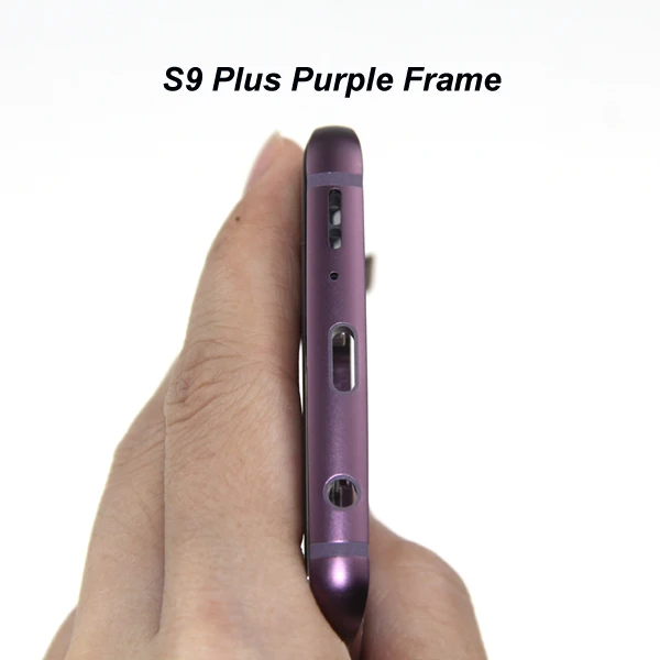 S9 Plus Purple Frame AMOLED дисплей Замена для SAMSUNG Galaxy S9 ЖК сенсорный экран дигитайзер S9 плюс ЖК G965 экран с рамкой - Цвет: S9 Plus Purple Frame