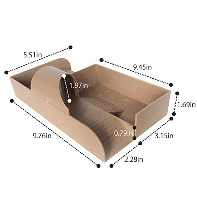 Творение Ядро Делюкс черепаха Лагуна с Basking рампа коробка рептилия среда