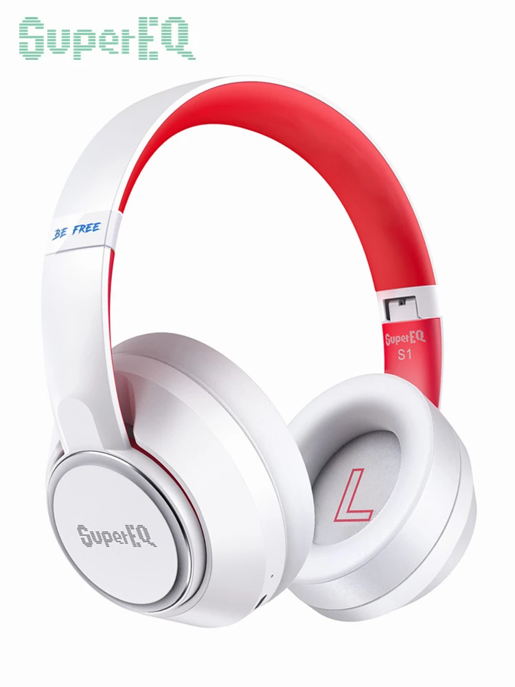 Беспроводные наушники SuperEQ S1 Hybrid Active шумоподавление 5 0 Bluetooth гарнитура складные