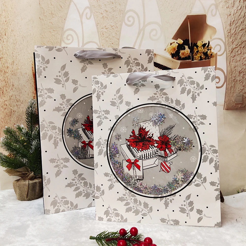 Рождественская Праздничная выпускная коробка для конфет праздничный Подарочный