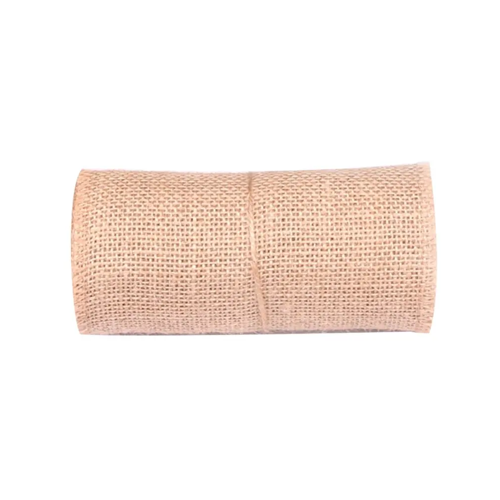 Винтажная Ремесленная лента из натуральной джутовой мешковины натуральная