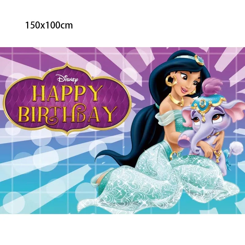 Diseny Принцесса Жасмин баннер Аладдин фоновое украшение для вечеринки товары день