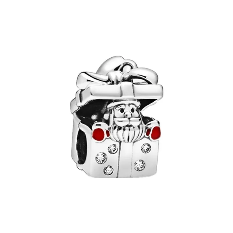 

Silver Santa Claus Pendant Charms Fit Women Beads Bracelets Jewelry Gift