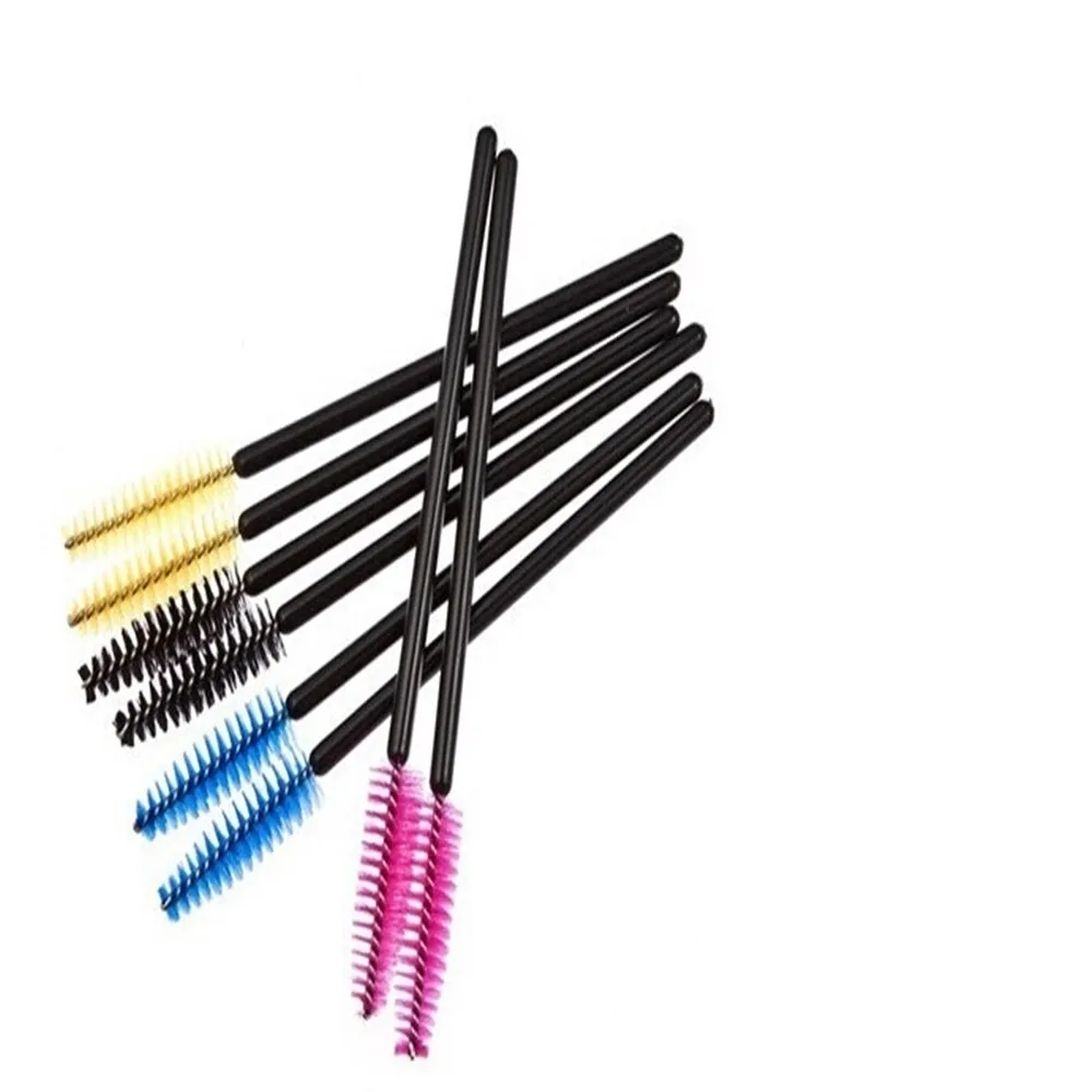 Новинка 200 шт./лот кисти для макияжа розовые синтетические волокна одноразовые