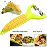 the magic corn zipper peeler corn peeler stripper cob cutter thresher fruit vegetable cooking tools cob remover