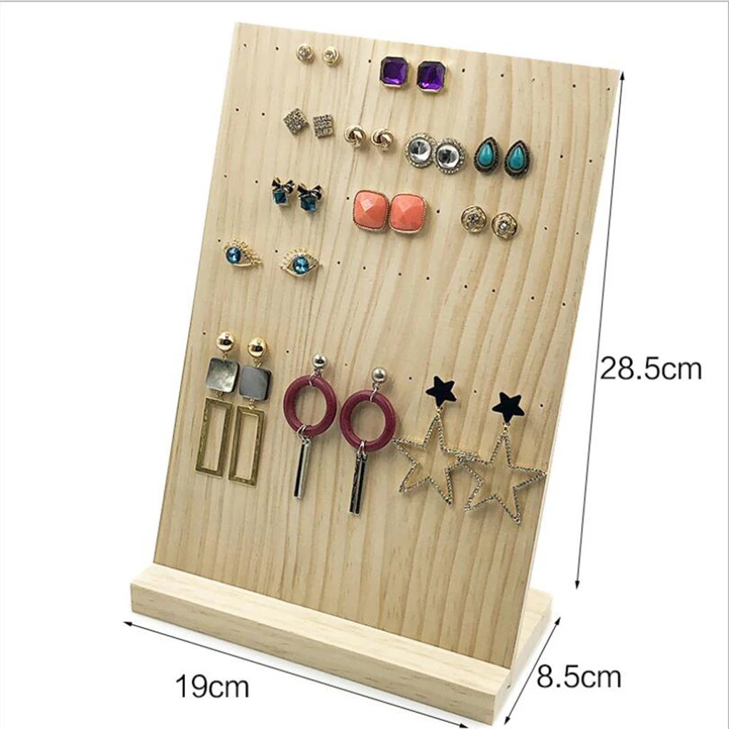 

Wooden Board Jewelry Stand for Pendant Necklace Storage Pendant Rack