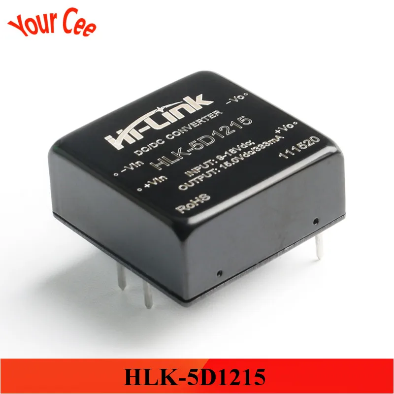 DC-DC 5W Isolated Converter Power Supply Module 12V to 5V/12V/15V 24v 5V/12V HLK-5D2405/5D1205/5D1212/5D1215/5D2412 | Электроника