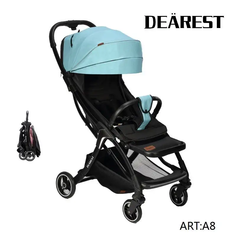 

Dearest A8L Baby Stroller Can Sit Or Lie Super Lightweight Folding Hand Truck Four-Wheel Shock Absorbers Stroller