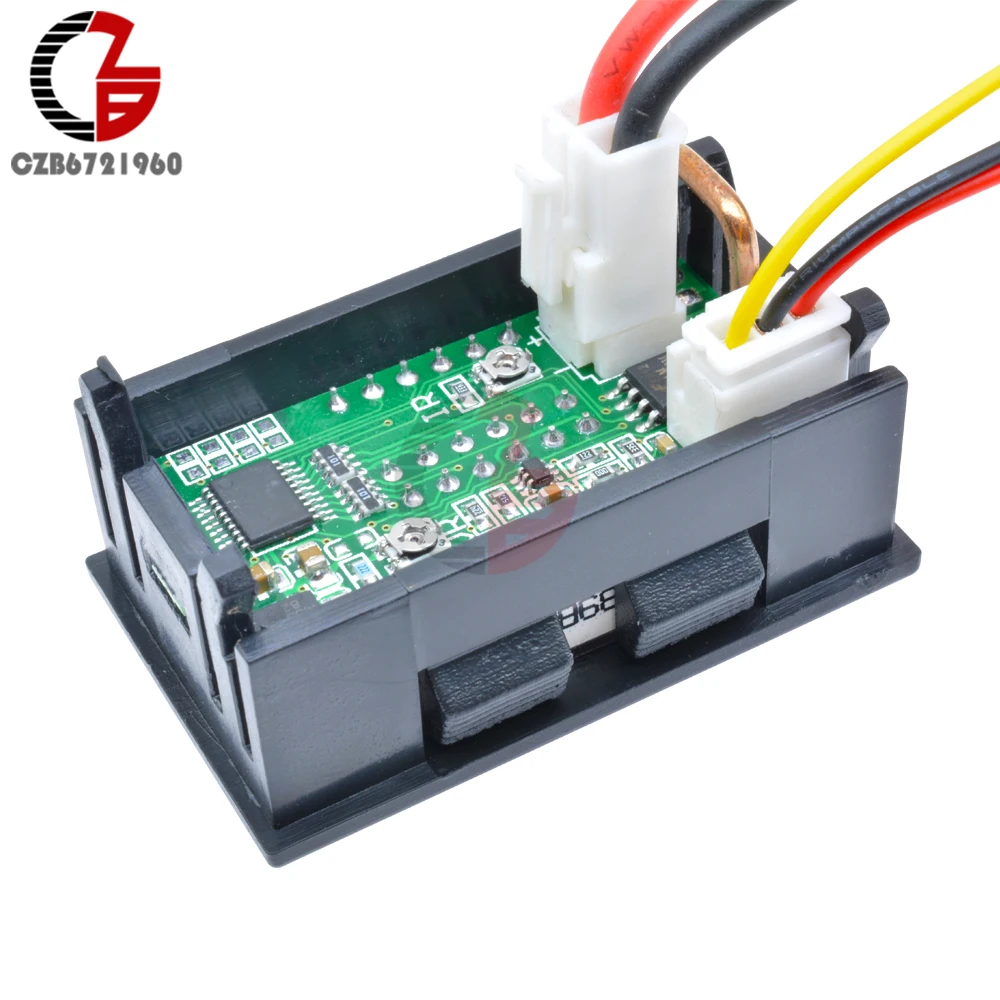 4 цифры 0 56 дюймов цифровой вольтметр Амперметр постоянного тока 0-200V 10A