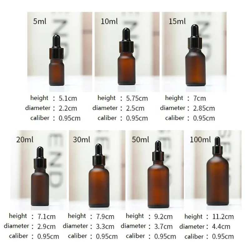 5 100 мл пустые бутылки эфирного масла многоразовые флаконы для парфюма лосьон