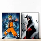 Постеры и принты Наруто и Саске японское аниме, холст с принтом, Настенный декор, художественная картина для гостиной, украшение для дома