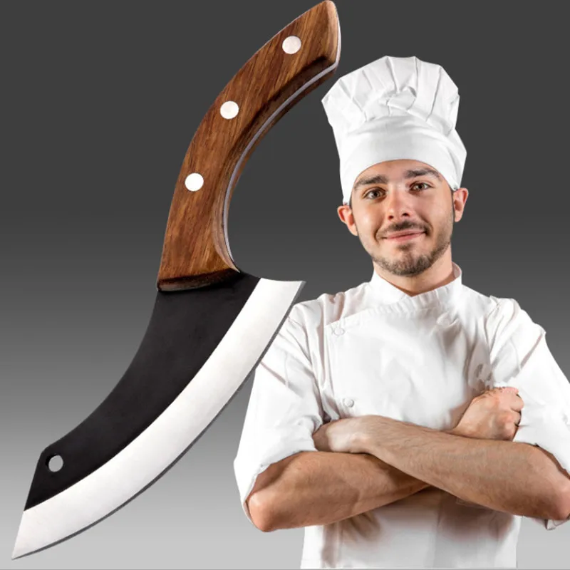 Прямой кованый охотничий нож из высокоуглеродистой стали ручной работы 58HRC с