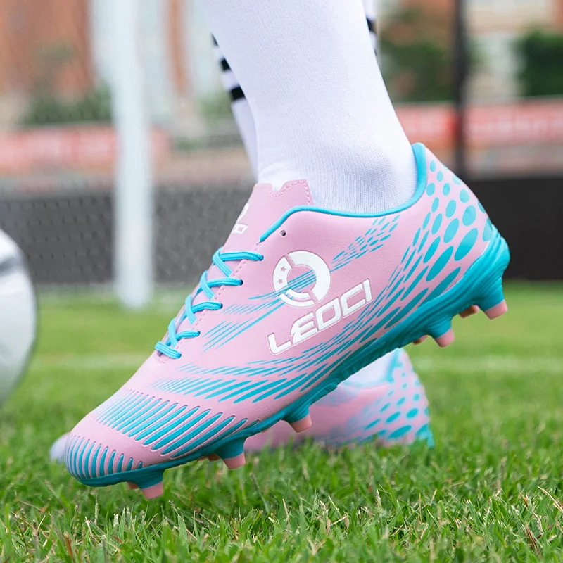 Профессиональные футбольные бутсы унисекс Длинные шипы tf-ботильоны для улицы