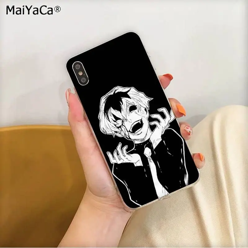 A10 MaiYaCa Темный аниме Haise Sasaki Токийский Гуль мальчик Coque Оболочка Чехол для телефона для iPhone 11 pro XS MAX 8 7 6 6S Plus X 5 5S SE XR - Цвет: A10
