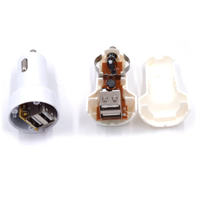 Автомобильные аксессуары 12 в автомобильный прикуриватель двойной USB QC 2.1A быстрое