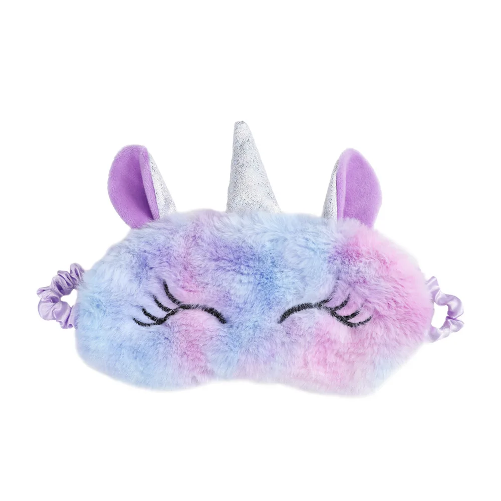 1PC Gradient Purple Паровой блокирующий светильник, маска для сна, мягкая, для путешествий, тент, чехол для отдыха, для отдыха, для сна, повязка на глаза, маска для сна, повязка на глаза - Цвет: 1PC Gradient Purple