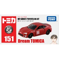 takara tomy dream tomica 151 mf ghost toyota gt86 diecast sports car model car toy gift for boys and girls children