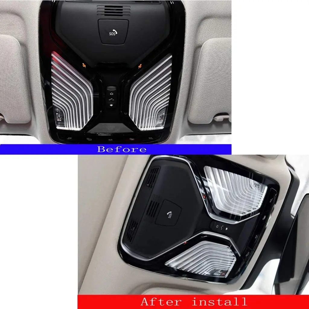 ABS пластик крыша лампа для чтения рамка накладка автомобильные аксессуары