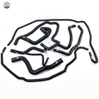 Силиконовый шланг радиатора и отопителя для Ford Focus, двигатель Duratec MZR 1,8 л 2,0 л DOHC (12 шт.) красныйсинийчерный