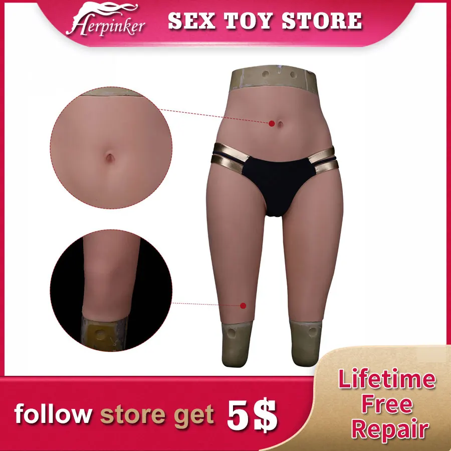 S Размеры 7 точка силиконовый реалистичный трусики Вагина Трансвестит