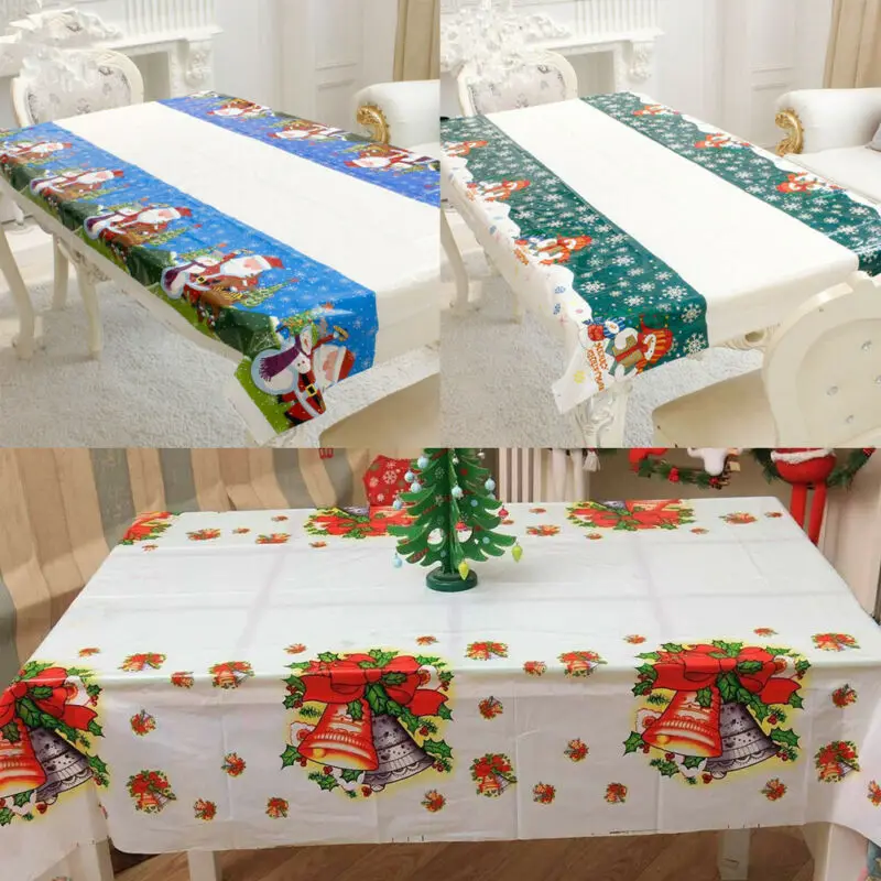 Скатерть на Новый год и Рождество украшения для кухонного обеденного стола