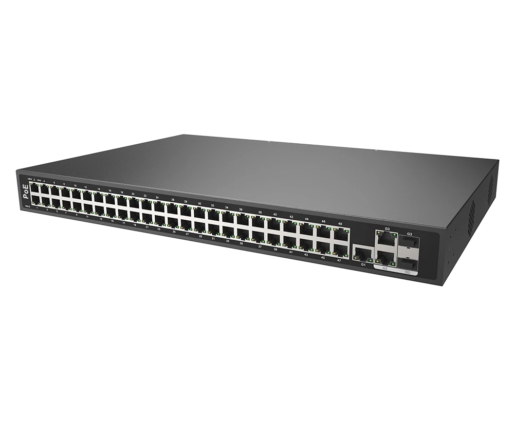 POE Ethernet switch 51 port 10/100Mbps switch 1* Gigabit RJ45 port system intelligent fast IP camera/wireless AP/CCTV enlarge