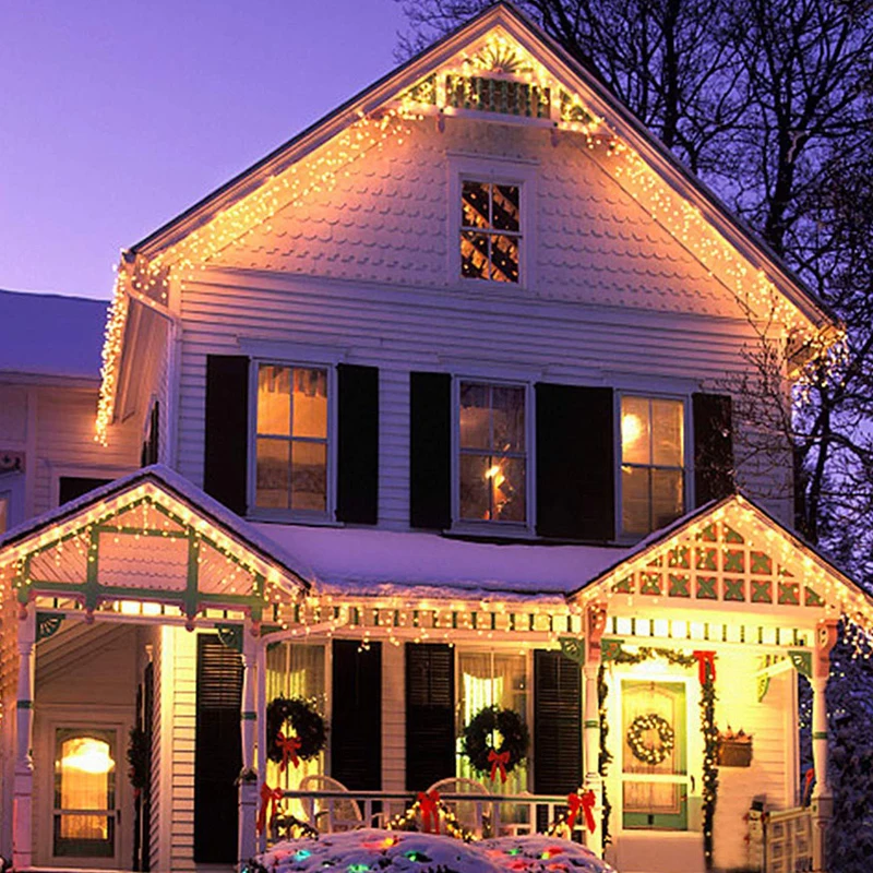 

5M Garland Curtain lights 220v LED Light strip Waterproof Outdoor Christmas Wedding birthday party Ramadan decoration LED Lamp