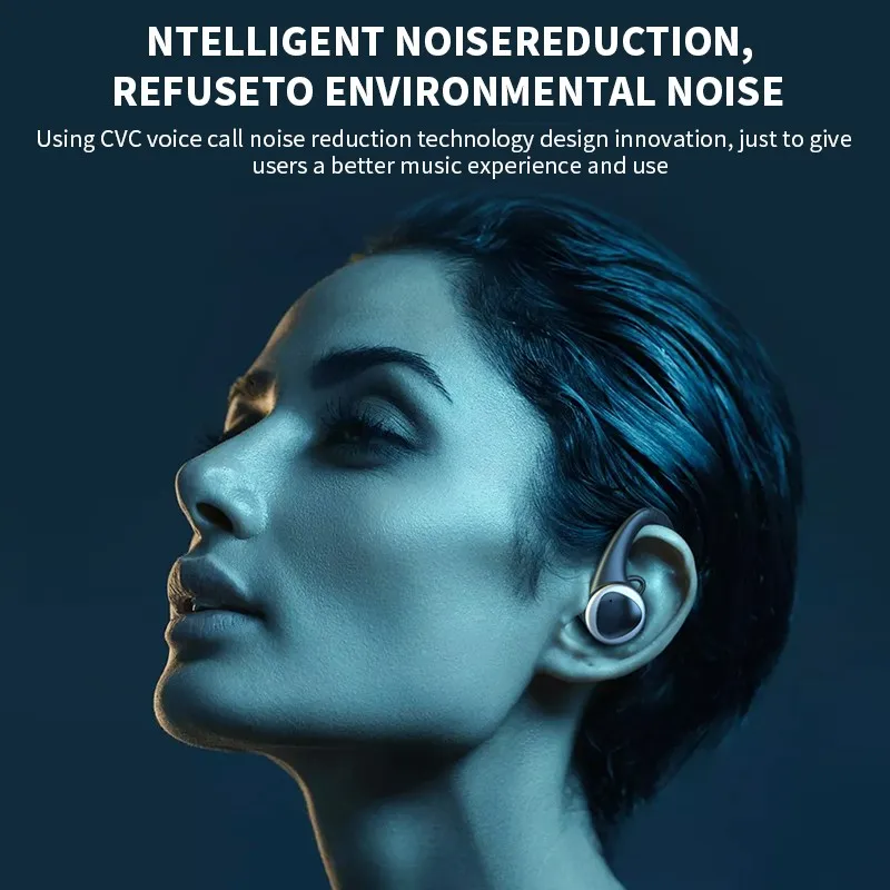 

TWS Bluetooth 5.1 Earphones Wireless Bluetooth Headphone Noise Cancelling HiFi Stereo Sport Headset Handsfree With Microphone