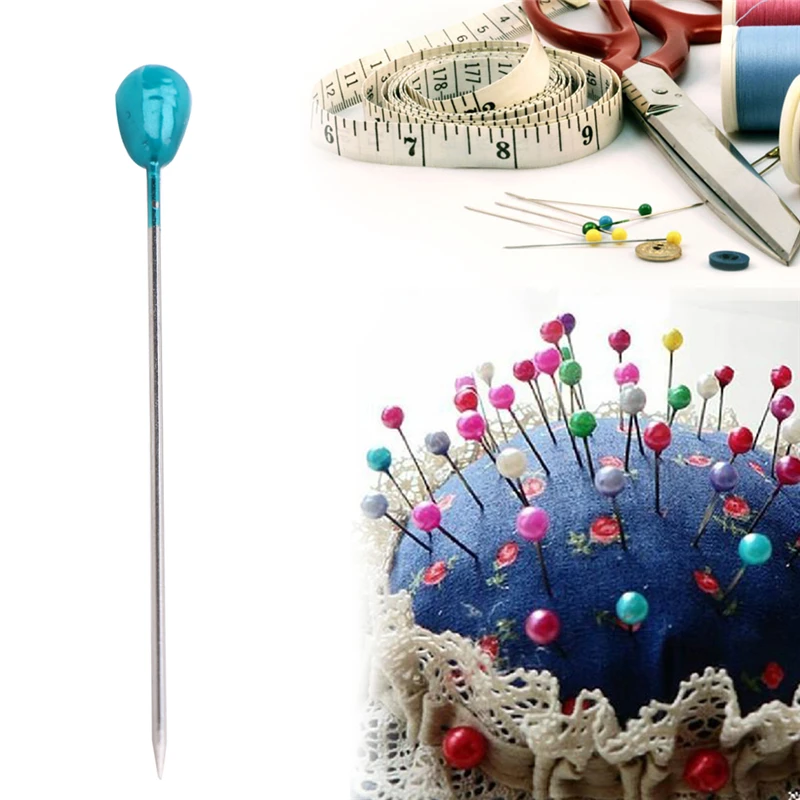 Сверхдлинные булавки для изготовления платьев с жемчужной головкой свадебная