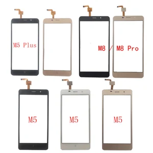 Сенсорный экран дигитайзер панель для Leagoo M5 M5 Plus M8 M8 Pro Сенсорный экран Переднее стекло сенсор сенсорный экран 3M клей
