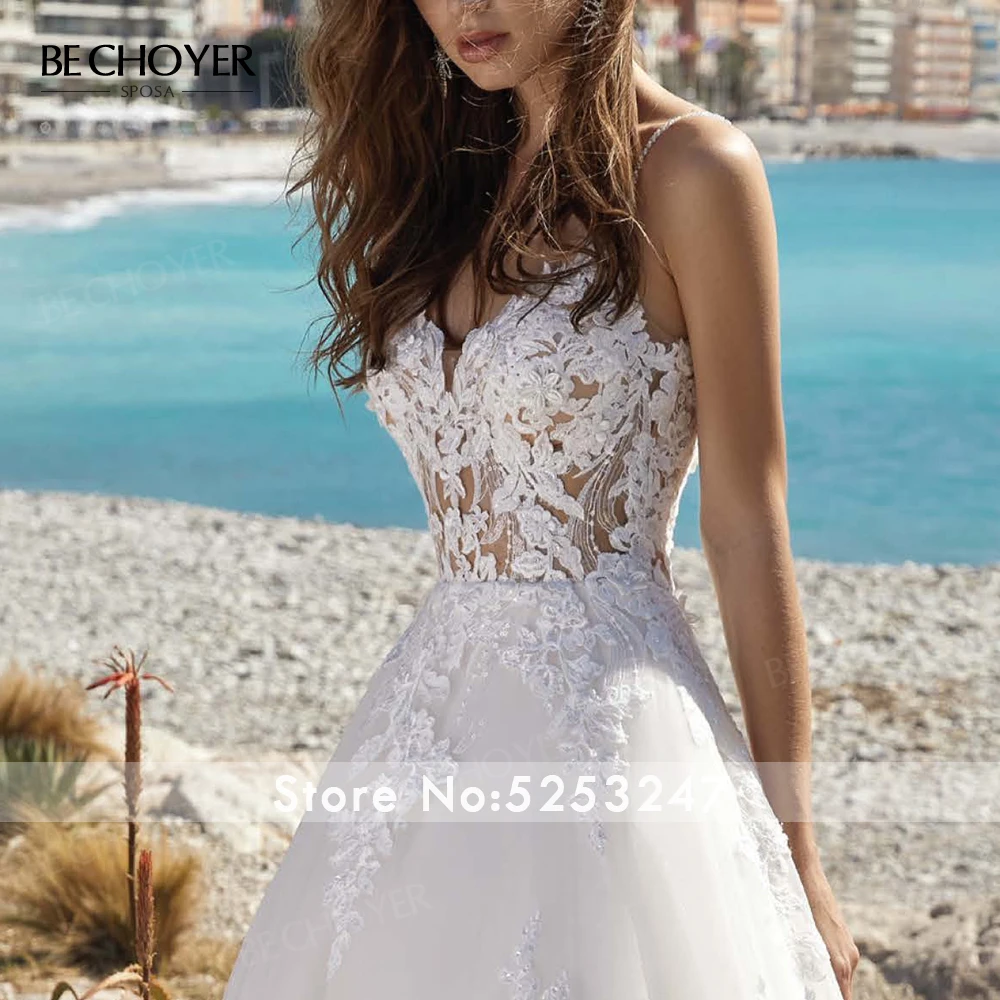 Vestido de Noiva пляжное свадебное платье с аппликацией из бисера милое принцессы без
