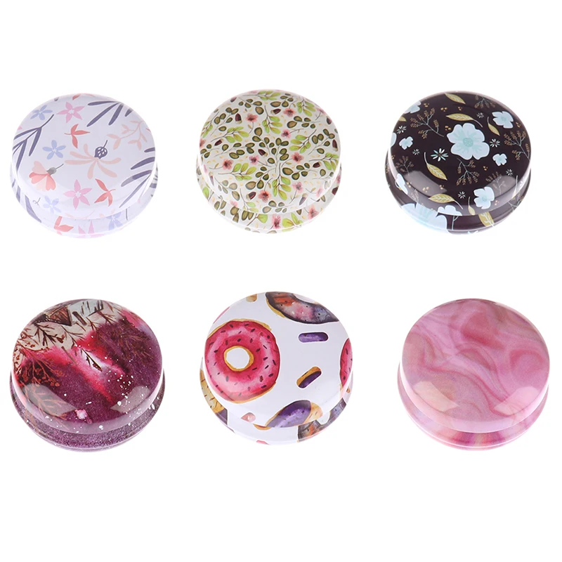 Жестяная коробка для хранения бальзама и свечей 1 шт.|Бутылки банки хранения| |